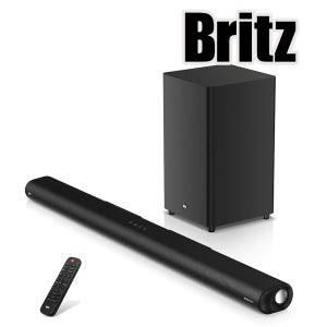 브리츠 BZ-ATMOS98 / 돌비 애트모스 TV 사운드바 스피커 블루투스 무선 서브우퍼 380W