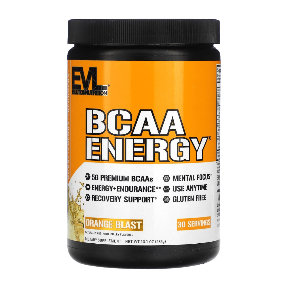 <b>에볼루션뉴트리션</b> Evl BCAA 에너지 오렌지 블라스트 285g