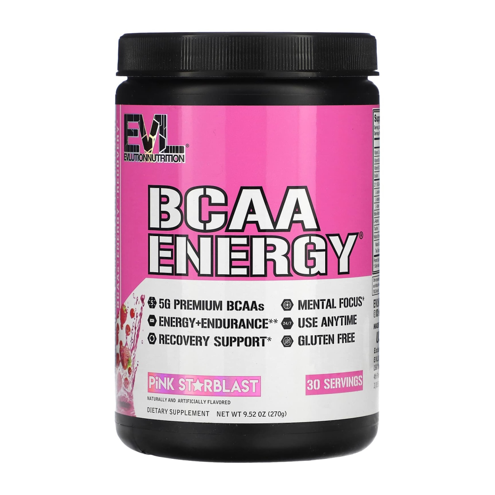 <b>에볼루션뉴트리션</b> Evl BCAA 에너지 핑크 스타블라스트 270g