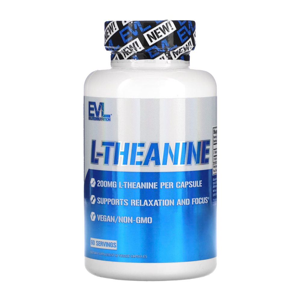 <b>에볼루션뉴트리션</b> Evl L <b>테아닌</b> 200mg 60 베지캡슐
