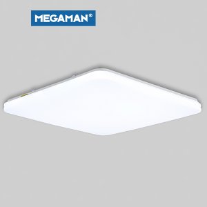 메가맨 프리미엄 LED 사각 방등 50W 주광색(6500K) 주백색(4000K)플리커프리