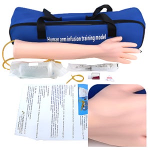 팔 정맥주사연습 간호사 혈관주사 실습용 세트 혈관표현