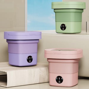 미니세탁기 자취용 접이식 속옷 양말 생리대 손빨래 6L 9L 11L