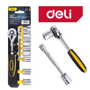 델리툴즈 복스세트 라쳇 렌치 세트1/4 소켓 복스알