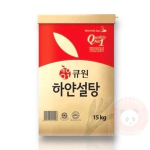 큐원 하얀설탕 15kg가는정백당 원당100% 업소용 대용량