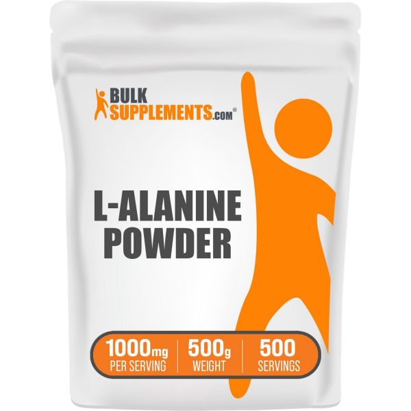 <b>L알라닌</b> 파우더 BCAAS 아미노산 무향 운동 전 BCAA 500그램 1.1파운드