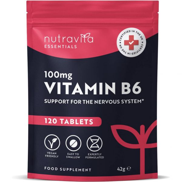 <b>비타민B6</b> 100mg 120 고 정제 뉴트라비타