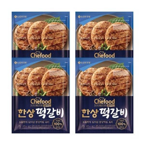 쉐푸드 한상떡갈비 425g, 4개