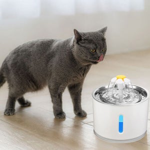 고양이 강아지 정수기 자동급수기 분수 음수대 물그릇 반려동물 급수량 증가 저소음 2.4L