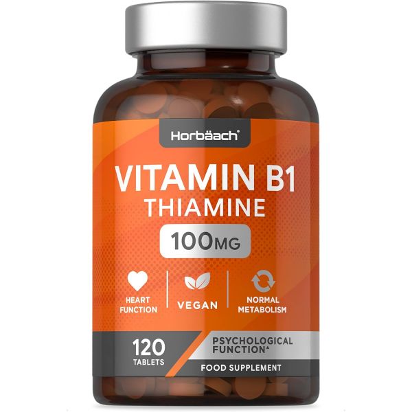 <b>비타민B1</b> 100mg 120개 에너지 서포트 인공 방부제 호바치