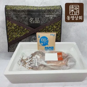 동명상회 국내산 구룡포 반건조 오징어 선물세트 (10마리, 1.4kg 내외) 피데기