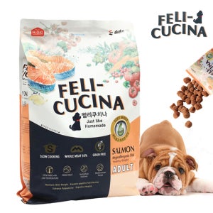 아스쿠 펠리쿠치나 반습식 연어 3kg 강아지 사료
