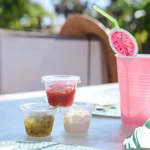 소스통 4온스 평 돔뚜껑 박스 2500개