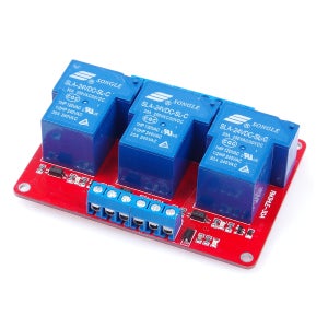 W439 3채널 절연 릴레이 제어 모듈 RM3HLE-30A High Low Trigger DC5V.12V.24V