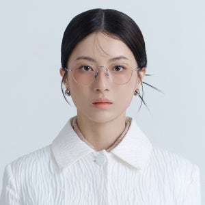 마노모스 시티 CITY 메탈 원형 티타늄 빅사이즈 긱시크 가벼운 금테 고도근시 안경 안경테