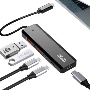 [이지넷유비쿼터스] 세기누스 볼트 C타입 3.2Gen2 4포트 USB허브