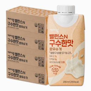 케어웰 밸런스N 구수한맛 로우슈거 200ml, 72개