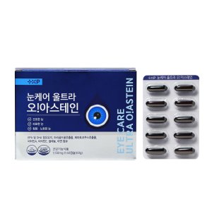 루테인 오메가3 아스타잔틴 건조하고 피로한 눈 케어 울트라 오아스테인 60정, 1개