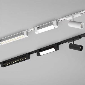 ID-341 블랙 10구 레일등 COB일체 주백색 미라클 쇼룸 쇼케이스 스포트조명 KS