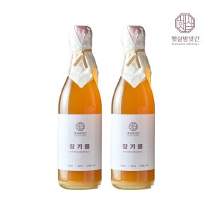 [1병+1병] 저온압착 참기름 대용량 350ml 햇살방앗간