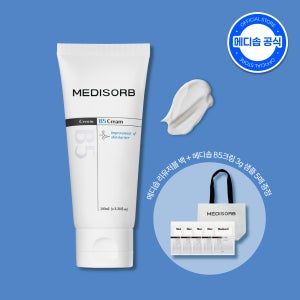 [단독 혜택]메디솝 B5 크림 100ml + B5크림 3g 5일분 + 리유저블백 증정 손상피부개선 장벽크림 수분보습