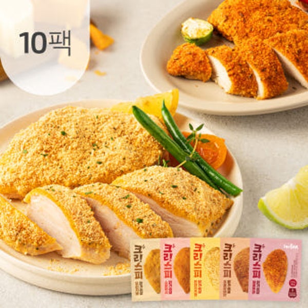아임닭 크리스피 닭가슴살 90g 5종 10팩