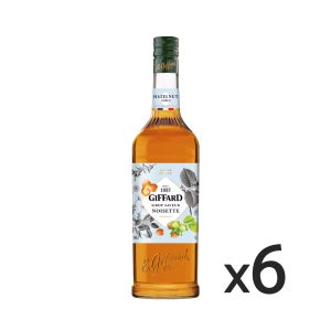 지파드 헤이즐넛시럽 1000ml 6개 카페시럽 라떼
