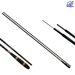 동와 흑일색 15척 꽂기식 중층 내림 민물낚시대