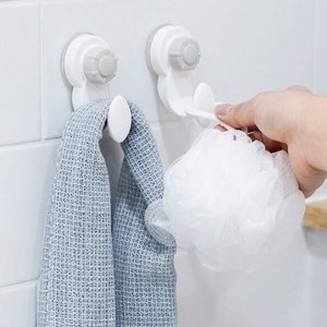 스트롱 다이얼 강력 흡착 다용도 걸이 2 2P GEL PAD 화이트