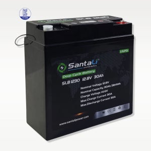 12V 30Ah 산타리인산철 태양광 산업용