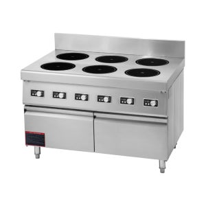 웰치 고화력 인덕션 간택기 6구 BWVS-2106C 주방 식당 프랜차이즈 가게용 업소용