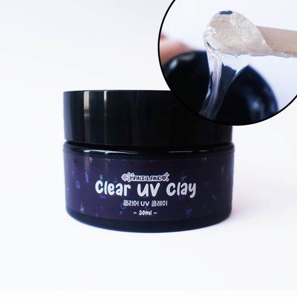 투명 UV 클레이 / 30ml 레진 점토, 엠보젤 쪼물젤 네일아트, 레진아트