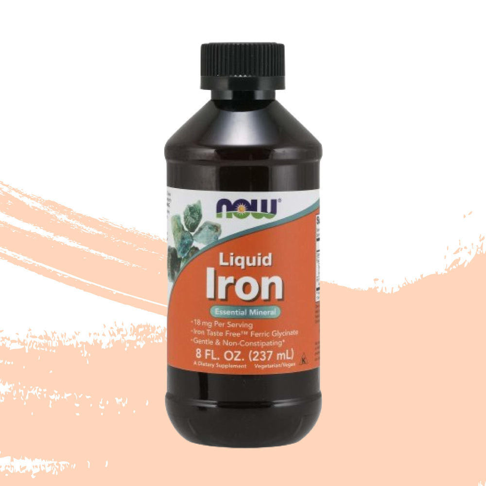 <b>나우푸드 철</b> 액체 Iron Liquid Mineral 18mg 237ml