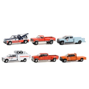 그린라이트 64스케일 뒷바퀴2개 듀얼리 초대형 픽업트럭 시리즈 13 다이캐스트 미니카 모형