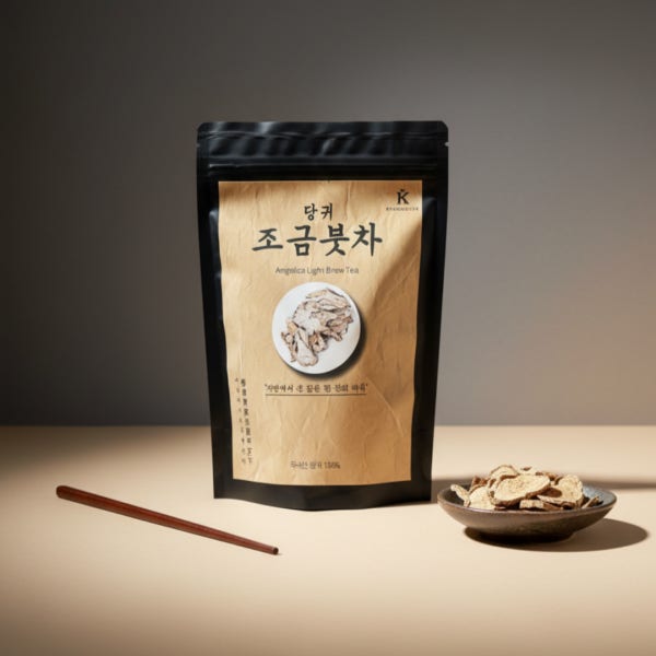 조금붓차 당귀차 당귀붓차 수산차 전통 한방 티백 차