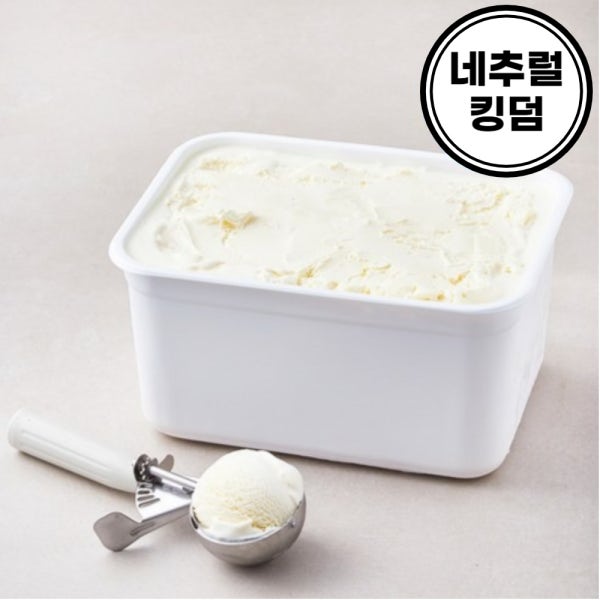 대용량 바닐라향 빙과 5L 아이스크림