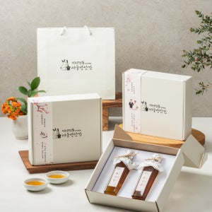 알뜰 2종 저온압착 국산 참기름 선물세트 180ml 명절 추석 설날 결혼식 돌잔치 답례품