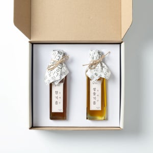 알뜰 2종 저온압착 국산 참기름 선물세트 180ml 명절 추석 설날 결혼식 돌잔치 답례품
