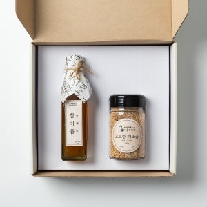 알뜰 2종 저온압착 국산 참기름 선물세트 180ml 명절 설날 추석 결혼식 돌잔치 답례품