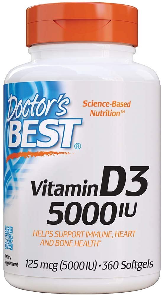 비타민Doctor’s Best <b>Vitamin D3</b> 5,000 IU 360정