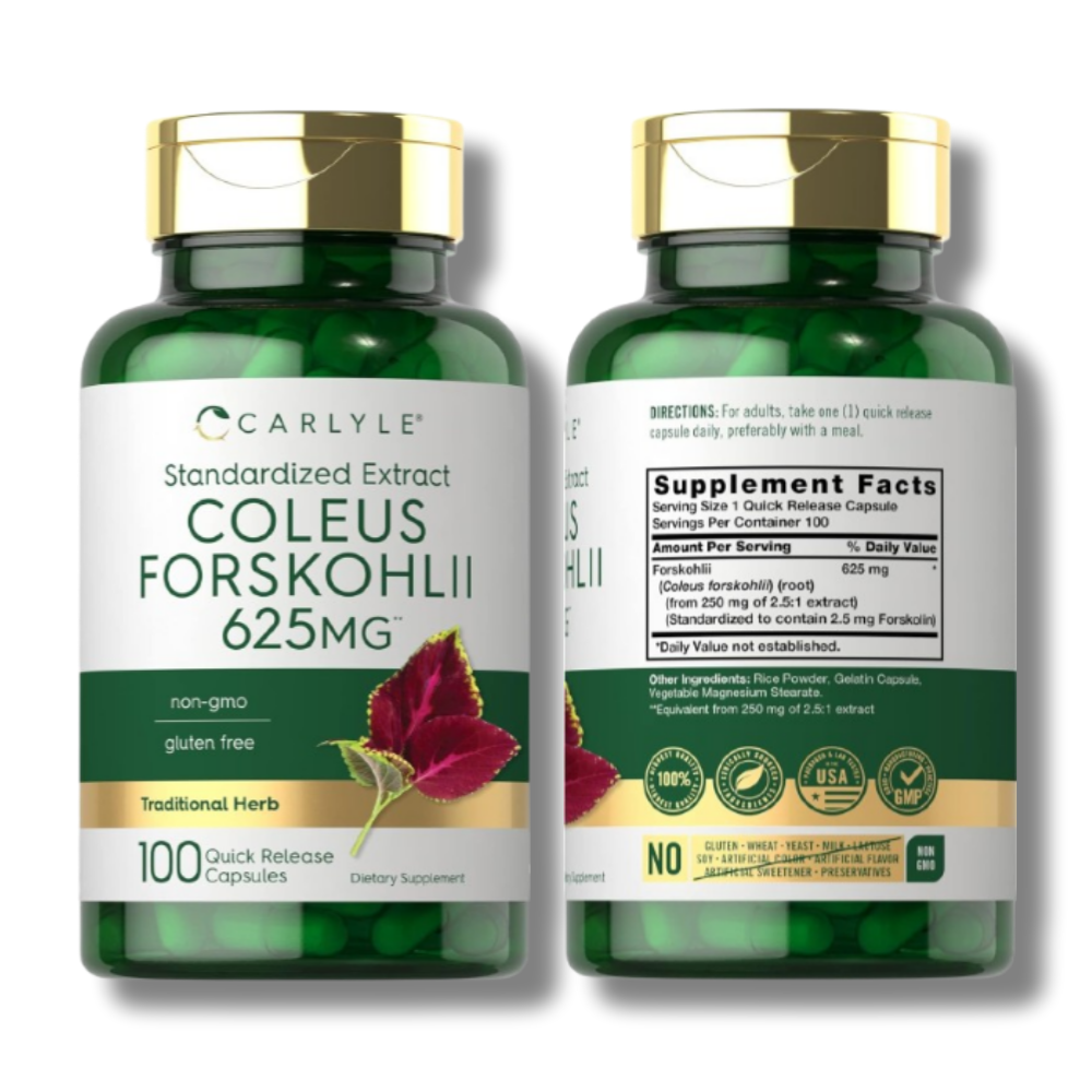 콜레우스 포스콜리 625mg 100캡슐 <b>Coleus Forskohlii</b>