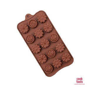 미니꽃 3종 실리콘몰드 15구 양갱 초콜렛 몰드