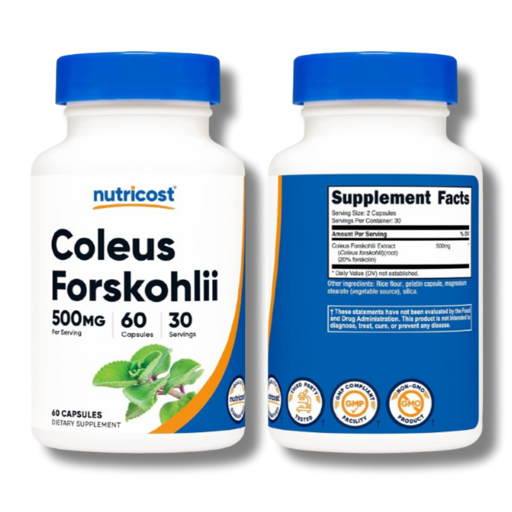 콜레우스 포스콜리 500mg 60캡슐 <b>Coleus Forskohlii</b>
