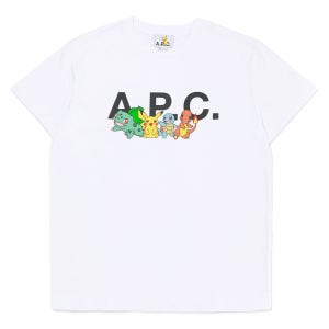 [아페쎄] 포켓몬 더 크루 반팔 티셔츠 화이트 여성 COBQX F26309 AAB