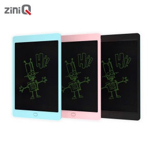 지니큐12인치 전자노트 전자보드 전자칠판 메모 낙서장 드로잉패드 컬러글씨 LCD-K1250
