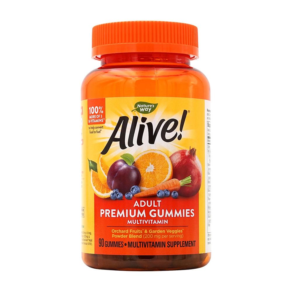 네이쳐스웨이 <b>얼라이브 어덜트</b> 프리미엄 <b>구미 멀티비타민</b> 90<b>구미</b>