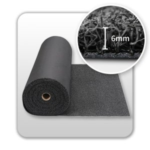 PVC 인조잔디 고무롤매트 (회색) 1.2m x 10m