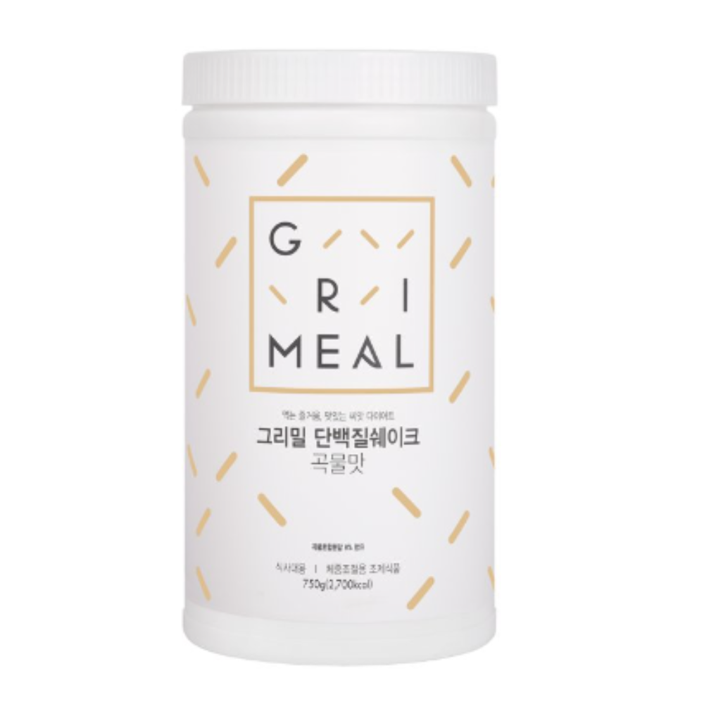 뉴밀 <b>그리밀</b> 단백질쉐이크 곡물맛 750g