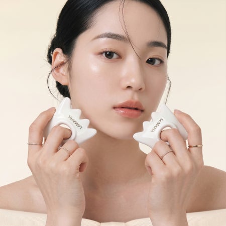 르마하 반지 괄사 팔자주름 경락 리프팅 림프 두피 얼굴 승모근 마사지