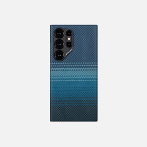 피타카 갤럭시 S24 울트라 맥세이프 아라미드 카본 슬림 케이스 문라이즈